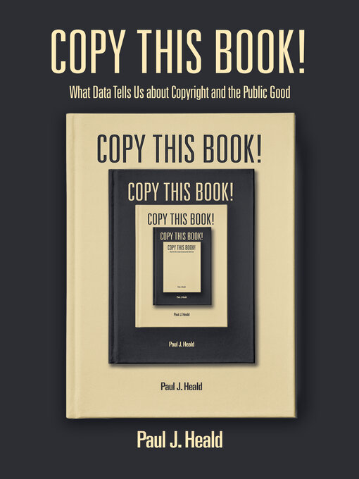 Title details for Copy This Book! by Paul J. Heald - Available